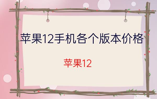 苹果12手机各个版本价格 苹果12.1版本的XR怎么样？